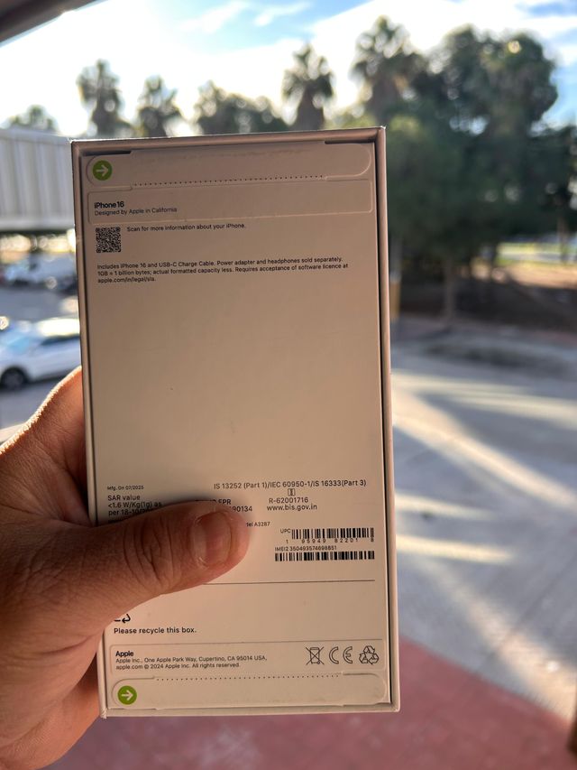 iPhone 16 128GB Blanco Nuevo Precintado