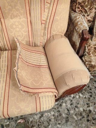 Conjunto de dos sillones de estilo vintage.