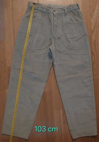 Pantalón pana hombre hecho a medida : 39 y 103 cm