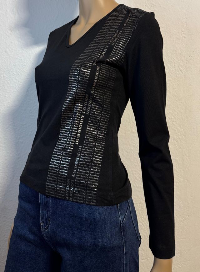Camiseta Burberry Talla S Negra