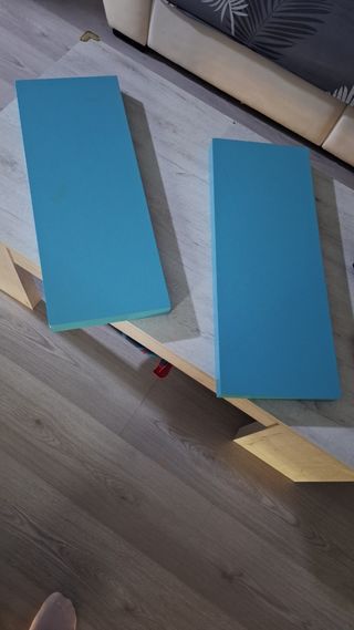 Scaffali blu 