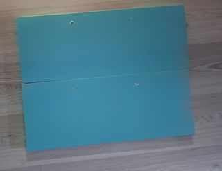 Scaffali blu 