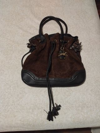 Bolso Bimba y Lola Piel y Ante Marrón
