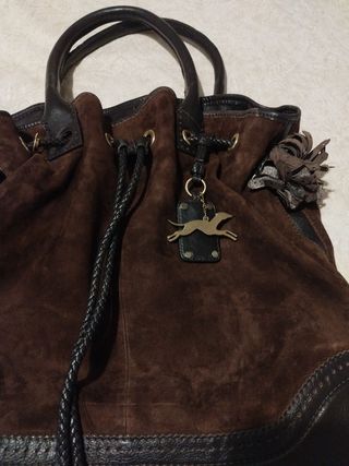 Bolso Bimba y Lola Piel y Ante Marrón