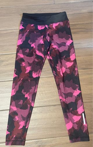 Mallas deportivas Adidas negras y rosas