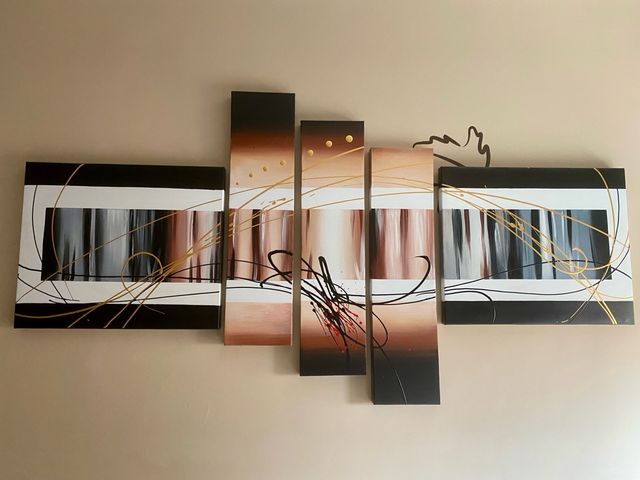 Cuadro decorativo moderno 5 piezas