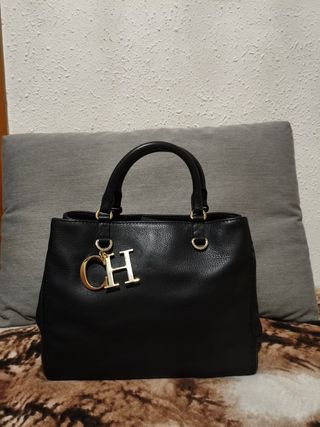 Bolso CH Negro Piel