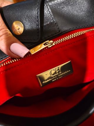 Bolso CH Negro Piel