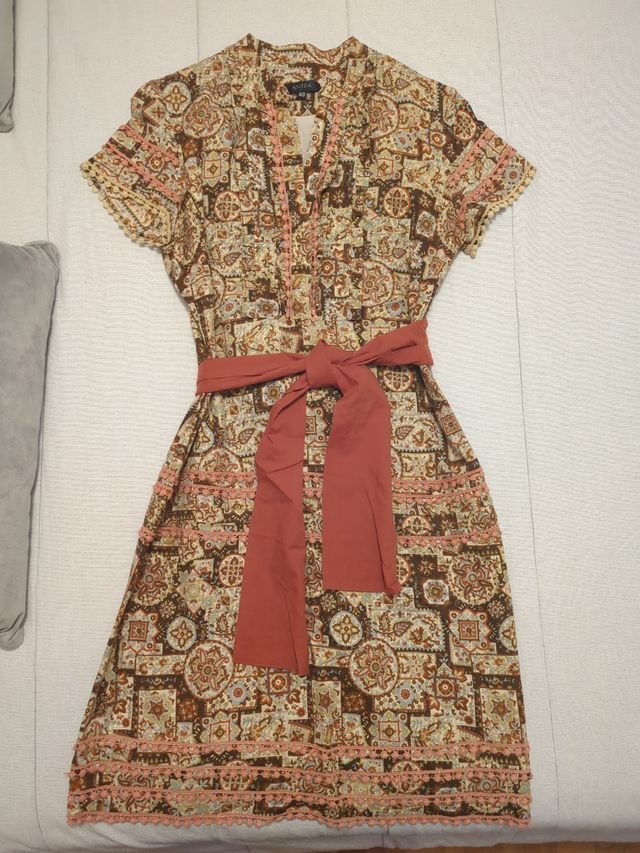 Vestido estampado ANTEA talla 40