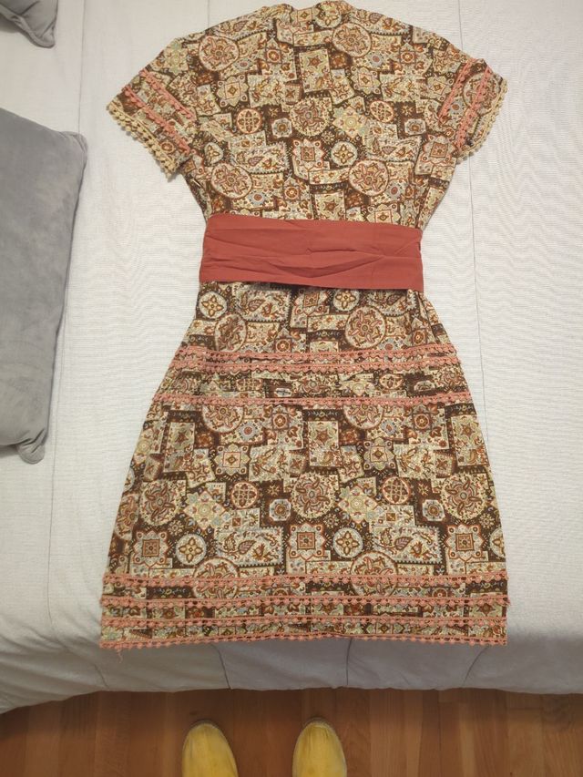 Vestido estampado ANTEA talla 40