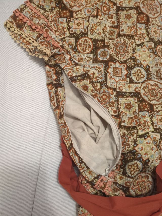 Vestido estampado ANTEA talla 40