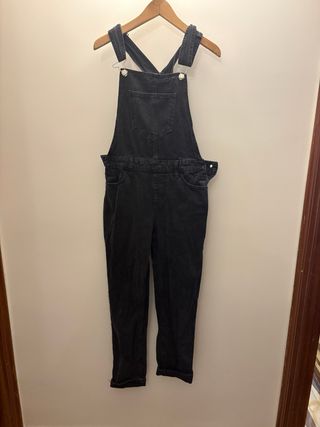 Peto Vaquero Negro Talla XXS.