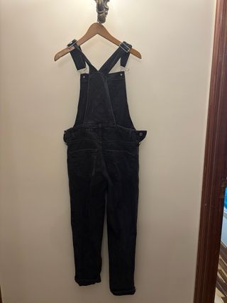 Peto Vaquero Negro Talla XXS.