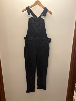 Peto Vaquero Negro Talla XXS.