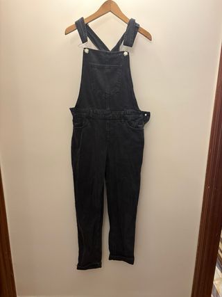 Peto Vaquero Negro Talla XXS.
