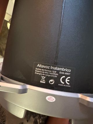 Altavoz Karaoke Inalámbrico Bluetooth