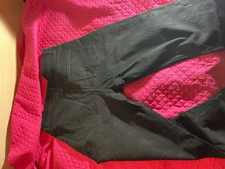 Pantaloni Uomo Denim Straight Fit Neri