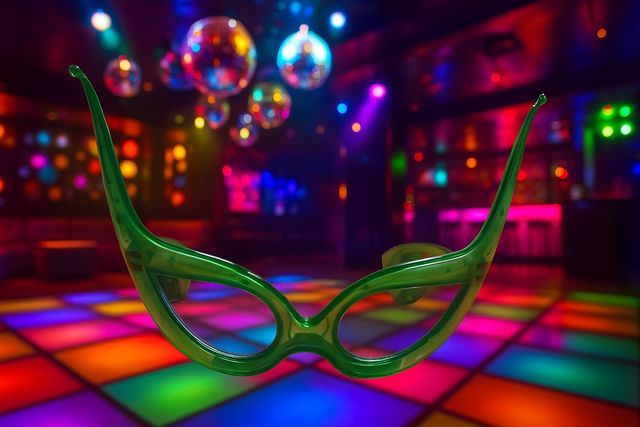 Occhiali da Sole LED Verdi – Design Futuristico An