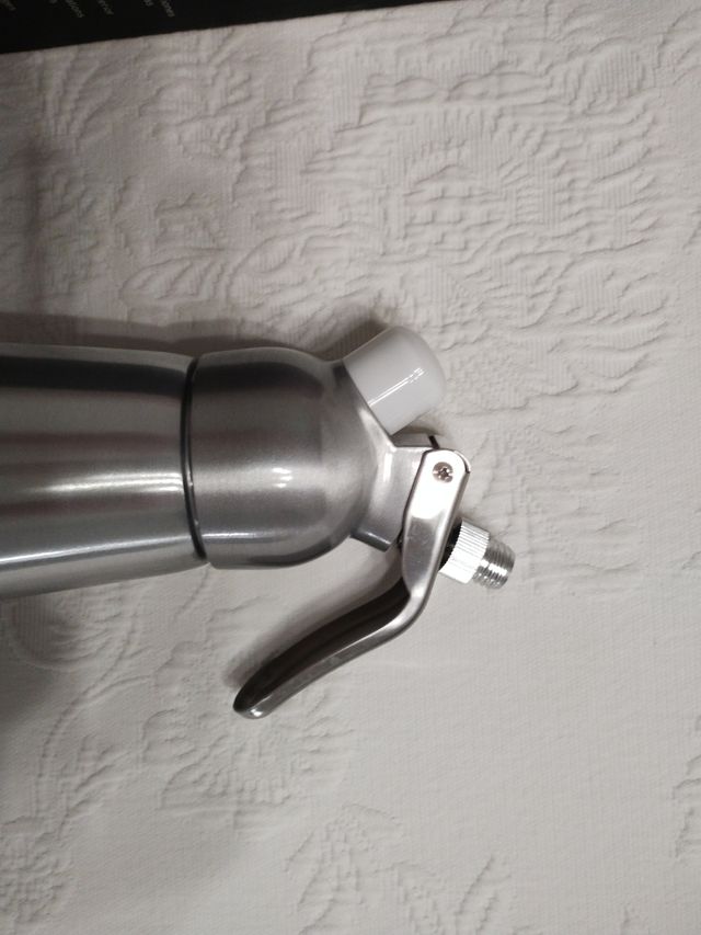 Sifón para nata de acero inoxidable ibili