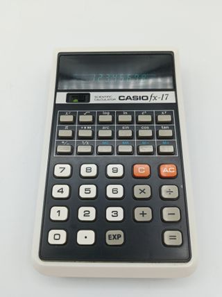 Calculadora Casio fx-17 Vintage Años 70