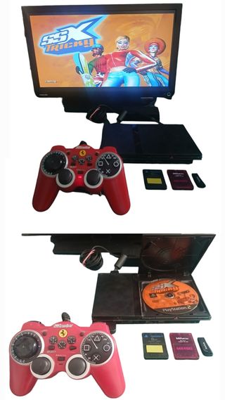 PS2 Slim + 72 Juegos + Accesorios