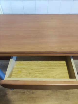Mesa extensible madera y metal