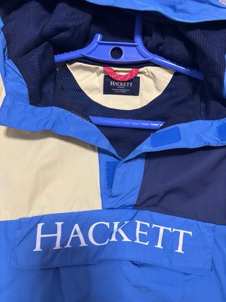 Cortavientos Hackett niño azul y amarillo 15-16 