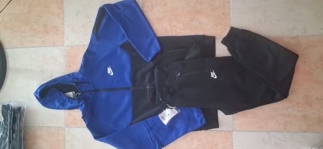 Conjunto Nike Hombre Negro y Gris