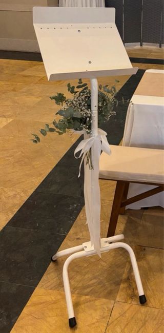 Atril blanco 