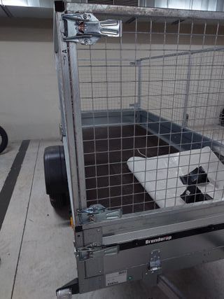 Remolque 750kg caja abierta con jaula