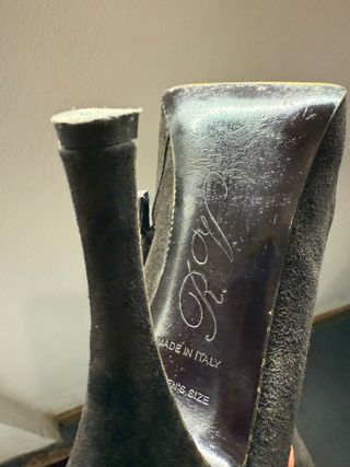 Roger Vivier Tronchetto scamosciato testa di moro