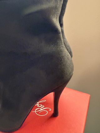 Roger Vivier Tronchetto scamosciato testa di moro