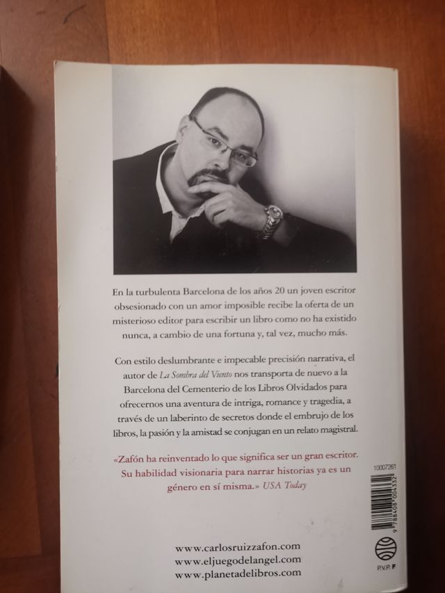 El Juego del Ángel y regalo otro