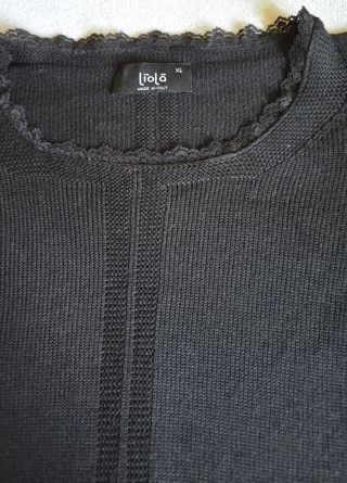 Jersey Līolā Negro Talla XL. 