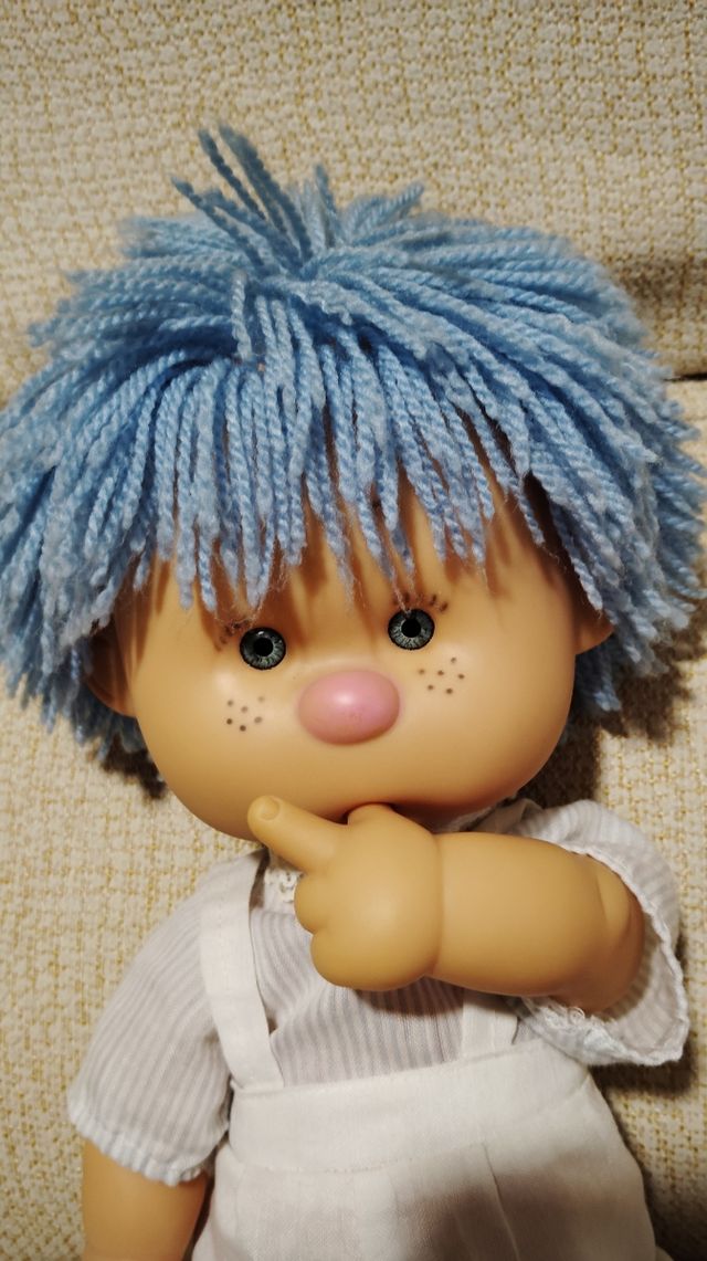 Pareja Muñecos Chico y Chica Vintage. Años 80