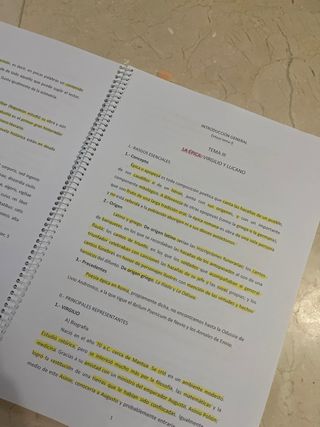 Cuadernillo de latín