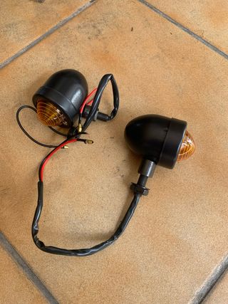 Intermitentes moto ámbar (2 unidades)