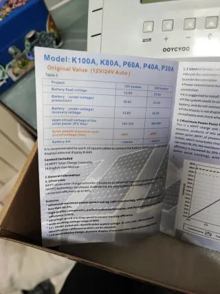 Controlador Carga Solar MPPT