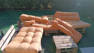 Sofá modular jardin.
