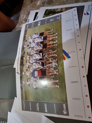 Coleccion posters ciclismo banesto 92