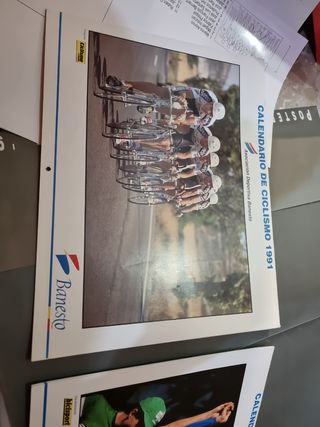 Coleccion posters ciclismo banesto 92