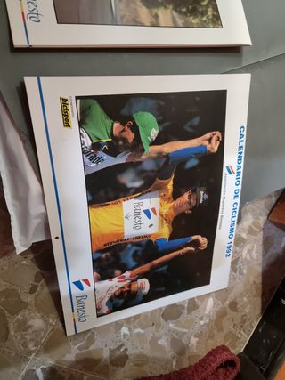 Coleccion posters ciclismo banesto 92