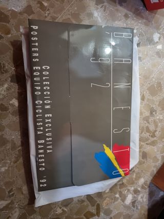 Coleccion posters ciclismo banesto 92