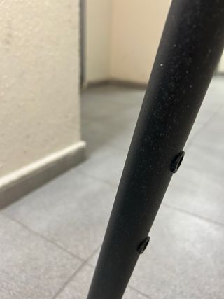 Cabecero de forja negro para cama 1,35