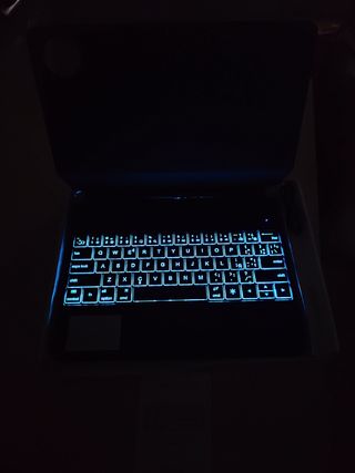 Funda Teclado Retroiluminado Negro