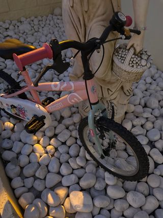 Bicicleta niña rosa Carrefour 16