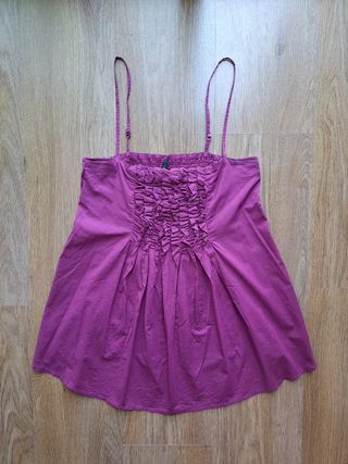 Top Morado Benetton Talla M