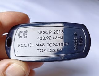 2 Pezzi Telecomando Came Top 432 EV per cancello