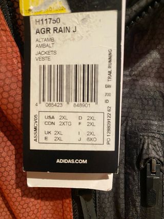 Chaqueta Adidas Terrex Rain J
