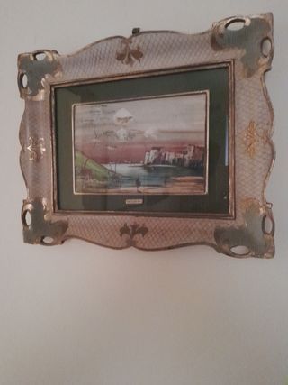 Coppia quadri antichi R. Fiorentini